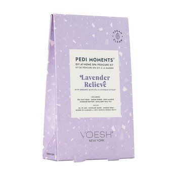 Voesh, zestaw do 4-etapowego pedicure, lavender relieve, 1 szt.