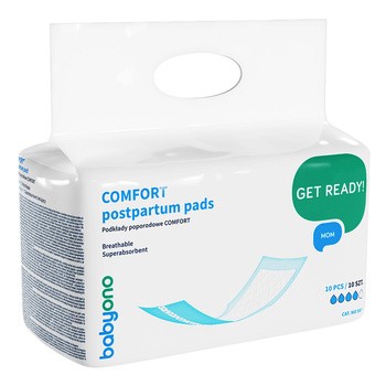 BabyOno, podkłady poporodowe Comfort, 10 szt.