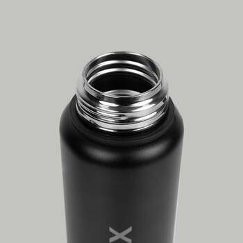 GymBeam Fusion, termos próżniowy, Strix, 850 ml, czarny, 1 szt.