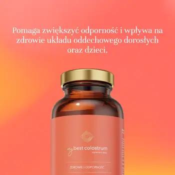 MyBestColostrum, proszek, smak malinowy, 90 g