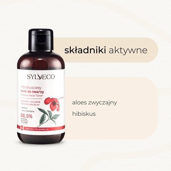 Sylveco, hibiskusowy tonik do twarzy, 150 ml