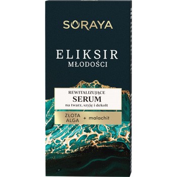 Soraya Eliksir Młodości, rewitalizujące serum na twarz, szyję i dekolt, 30 ml