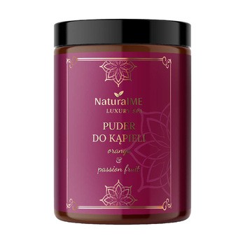 NaturalME Luxury SPA, puder do kąpieli ,orange & passion fruit, 260 g