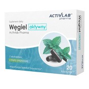 Actoivlab Pharma Węgiel aktywny, kapsułki, 20 szt.