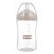 Canpol Babies Natural Shape, butelka ze smoczkiem dwustrefowym, 260 ml, wolny, 1 szt.