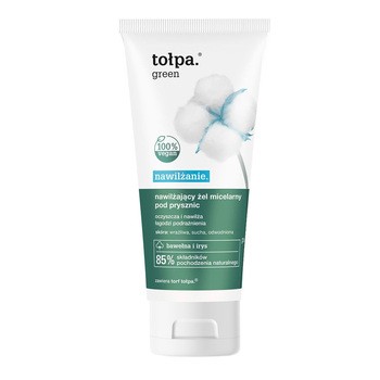 Tołpa Green, nawilżający żel micelarny pod prysznic, 200 ml