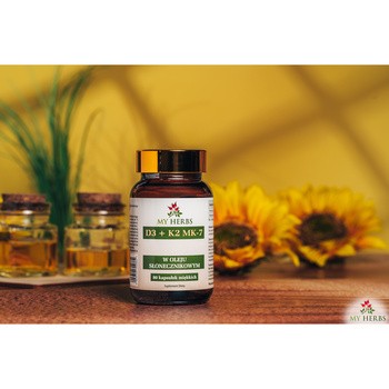 Bio Herbs D3+K2 MK7, kapsułki, 80 szt.