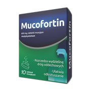 Mucofortin, 600 mg, tabletki musujące, 10 szt.