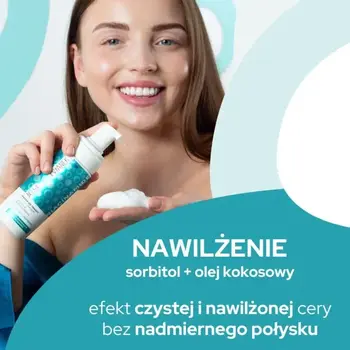 Vianek Hero, pianka do twarzy z niacynamidem, 150 ml