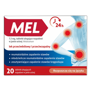 Mel, 7,5 mg, tabletki ulegające rozpadowi w jamie ustnej, 20 szt.