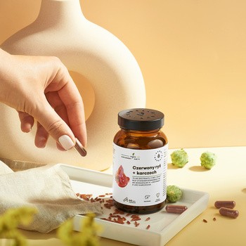 Aura Herbals Czerwony ryż + karczoch, kapsułki, 60 szt.