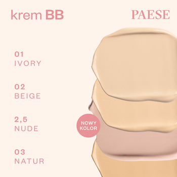 Paese, krem BB z kwasem hialuronowym, 03 Natural, 30 ml