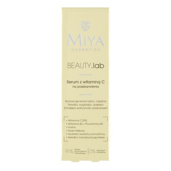 Miya Cosmetics BEAUTY.lab, serum z witaminą C na przebarwienia, 30 ml