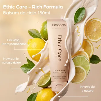 Nacomi Ethic Care Citrus Kiss, balsam do ciała, 150 ml