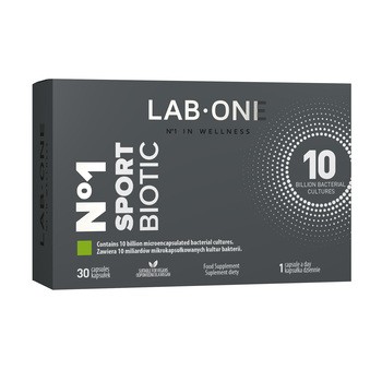 No 1 SportBiotic, kapsułki twarde, 30 szt.