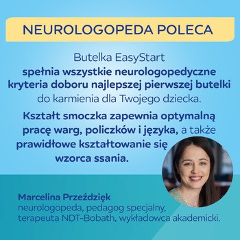 Canpol Babies Easy Start, Sleepy Koala, butelka szeroka antykolkowa ze świecącymi uchwytami, różowa, 120 ml, 1 szt.
