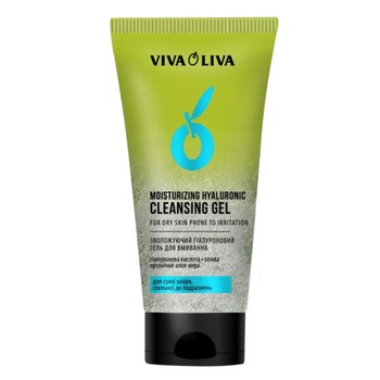 Viva Oliva, żel do mycia twarzy z kwasem hialuronowym, 150 ml