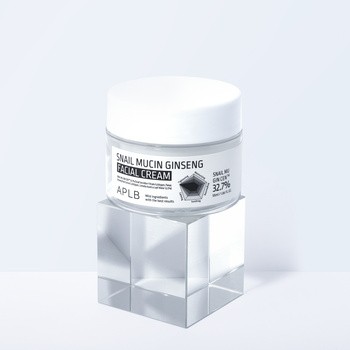 APLB Snail Mucin Ginseng Facial Cream, krem regenerujący do twarzy ze śluzem ślimaka i żeń-szeniem, 55 ml