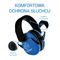 Haspro Kids Earmuffs, nauszniki ochronne dla dzieci i młodzieży, niebieskie, 1 szt.