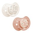 Canpol Lovi, smoczek silikonowy dynamiczny, Blossom Ivory, 0-6m, 2 szt.