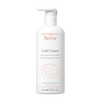 Avene Eau Thermale Cold Cream, odżywcze mleczko do ciała, 400 ml