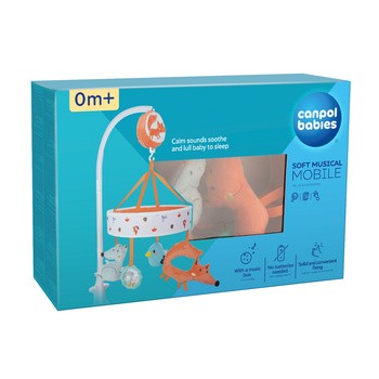 Canpol Babies, karuzela z pozytywką nad łóżeczko FOX, 1 szt.