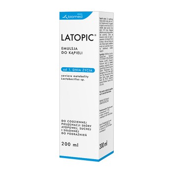 Latopic, emulsja do kąpieli, 200 ml