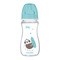 Canpol Easy Start Toys, butelka szerokootworowa, antykolkowa, niebieska, 300 ml