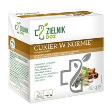 ZIELNIK DOZ Cukier w normie, herbatka ziołowa, 2 g, saszetki, 20 szt.