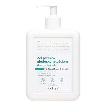 Snailmed, żel do mycia ciała, przeciw niedoskonałościom, 320 ml