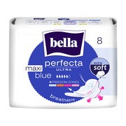 Bella Perfecta Ultra Maxi Blue, ultracienkie podpaski, bezzapachowe, 8 szt.