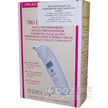 Termometr, elektroniczny, Tro-Digitherm, do ucha, 1 szt