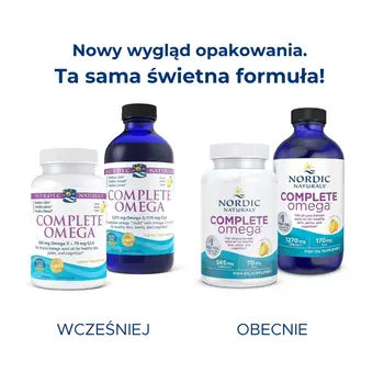 Nordic Naturals Complete Omega 1270 mg, płyn, smak cytrynowy, 473 ml