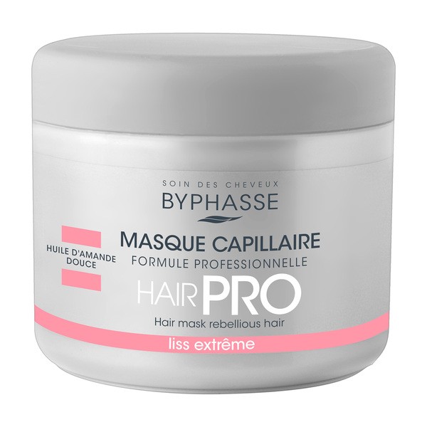 Byphasse Byphasse Hair Pro, Liss Extreme, maska do włosów ułatwiająca prostowanie, 500 ml — Inhaltsstoffe und Bewertung