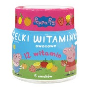Domowa Apteczka Żelki Witaminki o smaku owocowym  Peppa Pig, żelki, 180 g (ok.60 szt.)