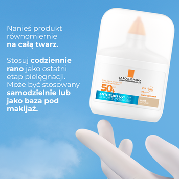 La Roche-Posay Anthelios UV AIR, ultra-lekkie serum ochronne barwiące SPF 50+, 50 ml