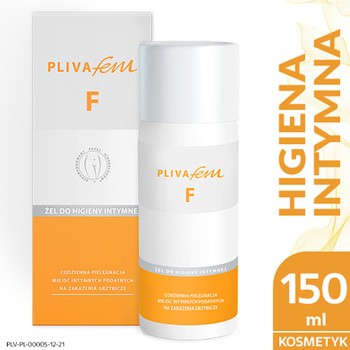 PLIVAfem F, żel do higieny intymnej, 150 ml