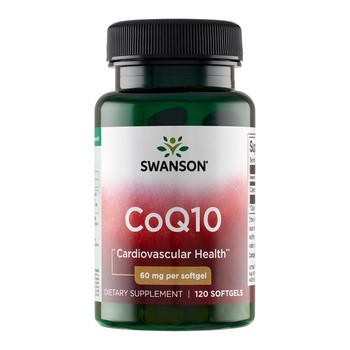 Swanson Koenzym Q10, 60 mg, kapsułki, 120 szt.