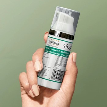 Snailmed, przeciwtrądzikowa maska z naturalnym śluzem ślimaka, totarolem oraz witaminami E i C, 30 ml