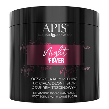 Apis Night Fever, oczyszczający peeling do ciała, dłoni i stóp, 700 g