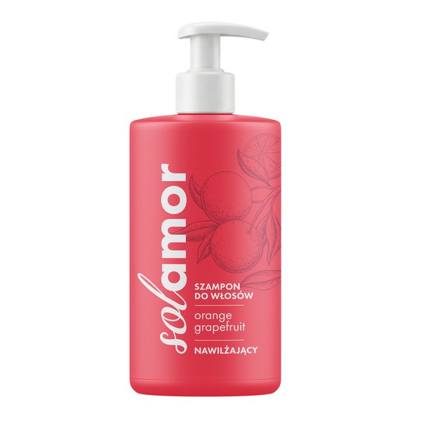 Solamor Solamor, szampon do włosów, Orange Grapefruit, 500 ml — Składniki i ocena
