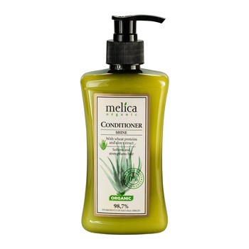 Melica Organic Zdrowy Połysk, odżywka z proteinami pszenicy i ekstraktem z aloesu, 300 ml