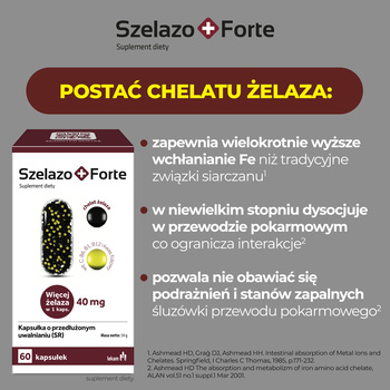 Szelazo + Forte, kapsułki o przedłużonym uwalnianiu, 60 szt.