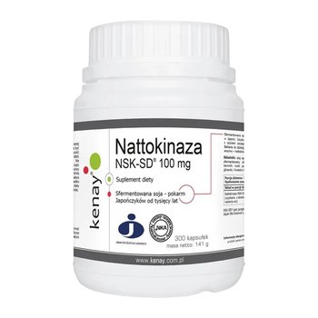 Nattokinaza 100 mg NSK-SD, kapsułki, 300 szt.