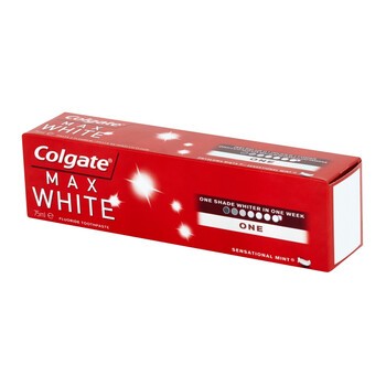 Colgate, Max White One, Fluoride, wybielajaca pasta do zębów, 75 ml