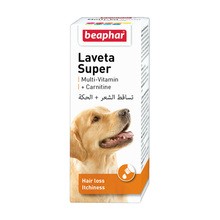 Beaphar Laveta Super Dog, preparat przeciw nadmiernemu wypadaniu sierści u psów, płyn, 50 ml