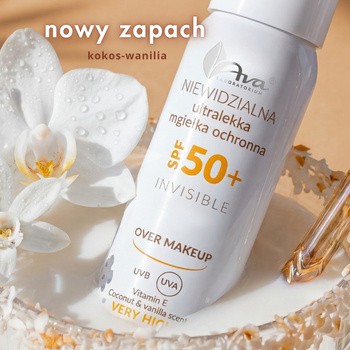 AVA Invisible Ultra-light Mist, mgiełka ochronna, SPF50+, 75 ml