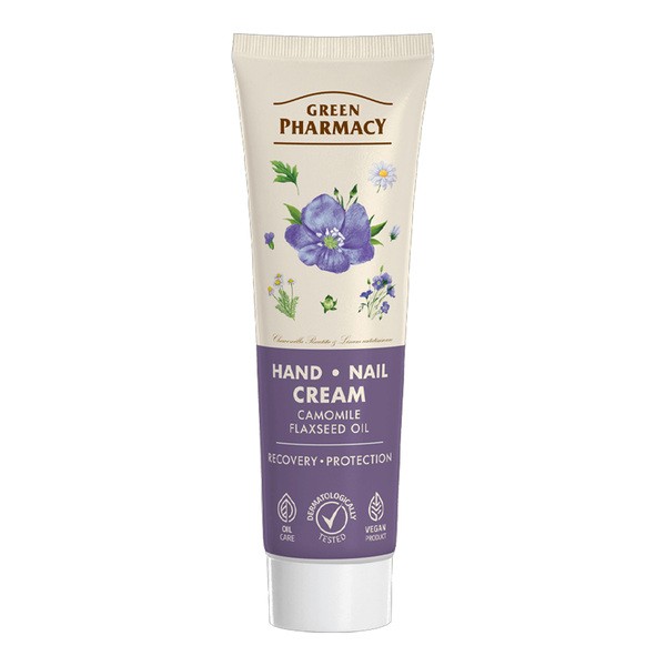 Green Pharmacy Green Pharmacy, rumianek i olej lniany, krem do rąk, 100 ml — Inhaltsstoffe und Bewertung
