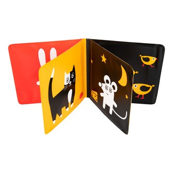 Canpol Babies Sensory Toys, miękka książeczka edukacyjna z piszczkiem, 1 szt.