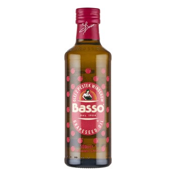 Basso, olej z pestek winogron, 500 ml